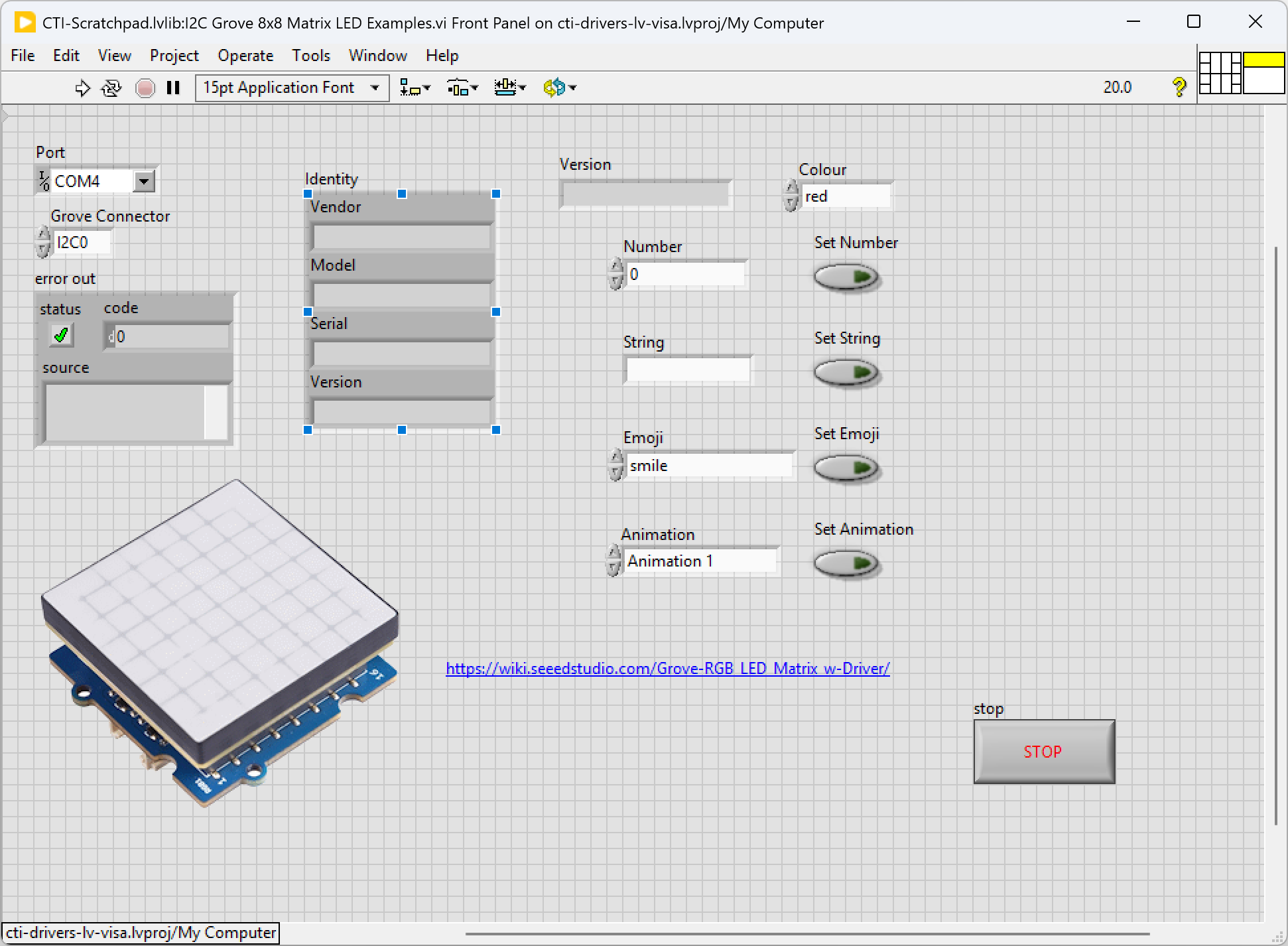 Grove8x8RGBLEDExamplesFP