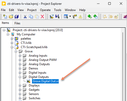 GroveDigitalOutLEDProject