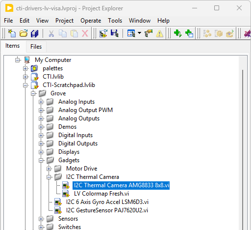 GroveI2C Thermal Camera AMG8833 8x8 Project