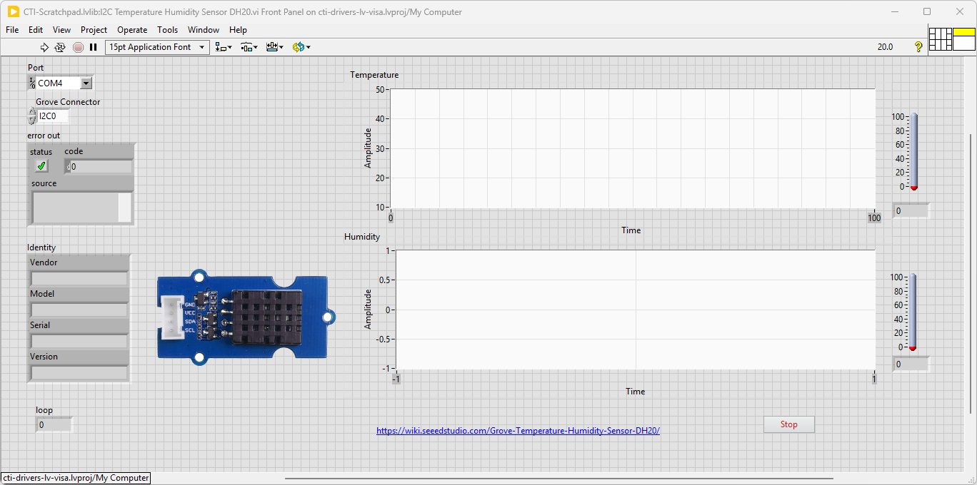 GroveI2CTemperatureHumiditySensorDH20 FP