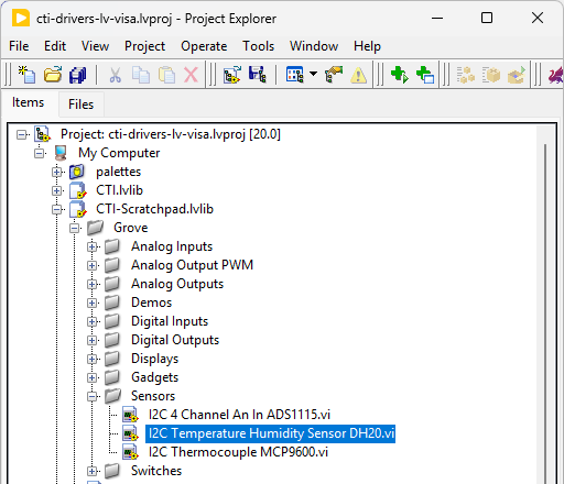GroveI2CTemperatureHumiditySensorDH20 Project