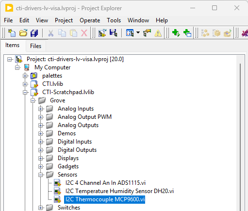 GroveI2CThermocoupleAmpMCP9600 Project