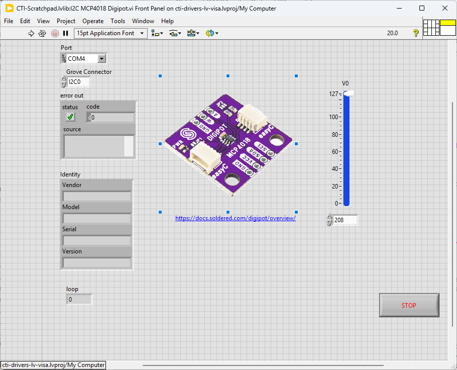 MCP4018DigitalPotentiometerFP