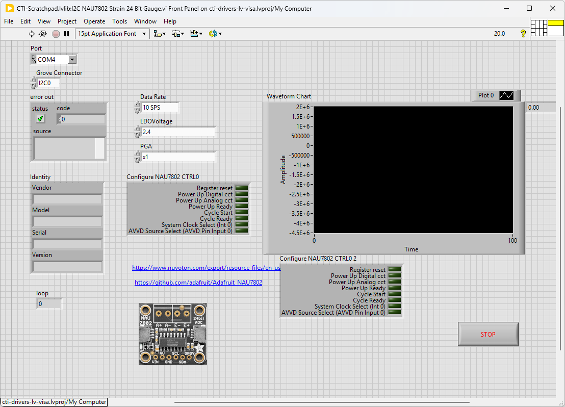 NAU7802I2CStrainGaugeModule FP