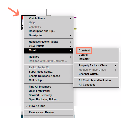 cm 017.00 RightClick Create Constant Initialize