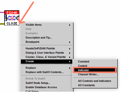 cm 020.00 RightClick Create Indicator Close