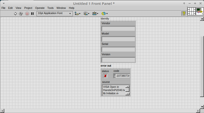 cm 024.00 Identity ErrorOut Indicators Error on First Run
