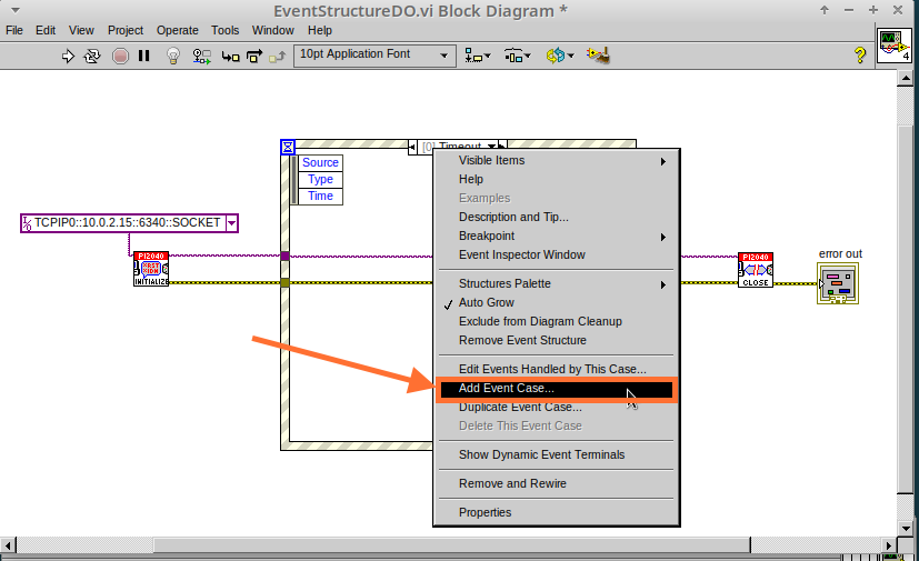 cm 054.00 RightClick AddEventCase
