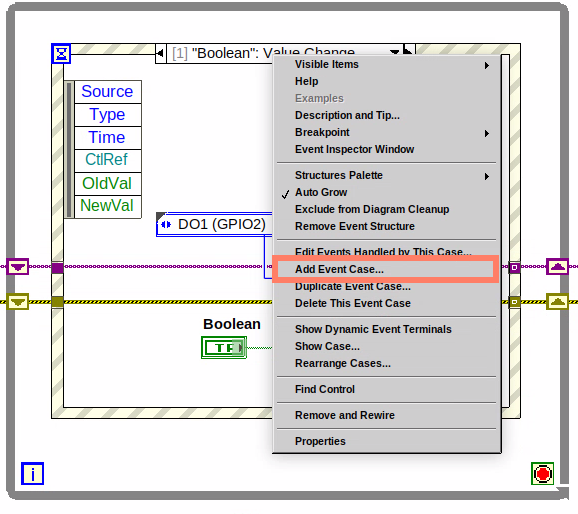 cm 070.00 RightClick AddEventCase ForStopButton