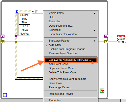 cm 072.00 RightClick EditEventsHandledByThisCase StopButton