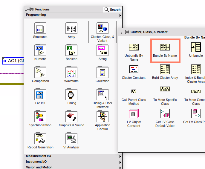 cm 091.00 RightClick FunctionsPalette ClusterClassAndVariant BundleByName