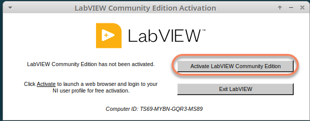 in 015.00 ActivateLabVIEWCommunityEdition